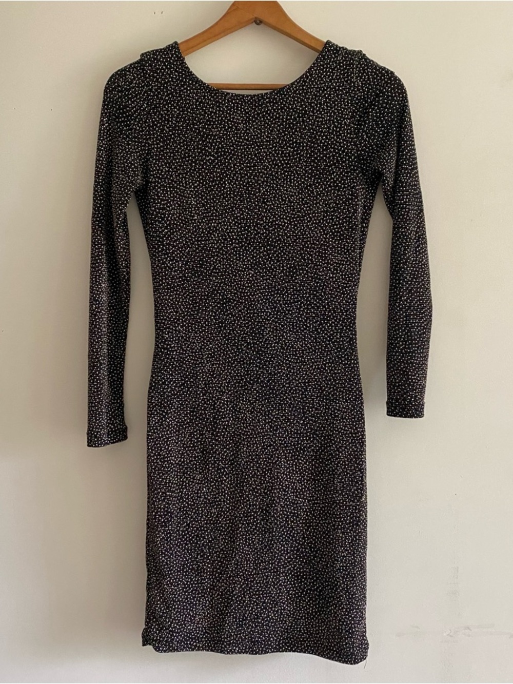 H&M Long Sleeve Shimmer Party Dress